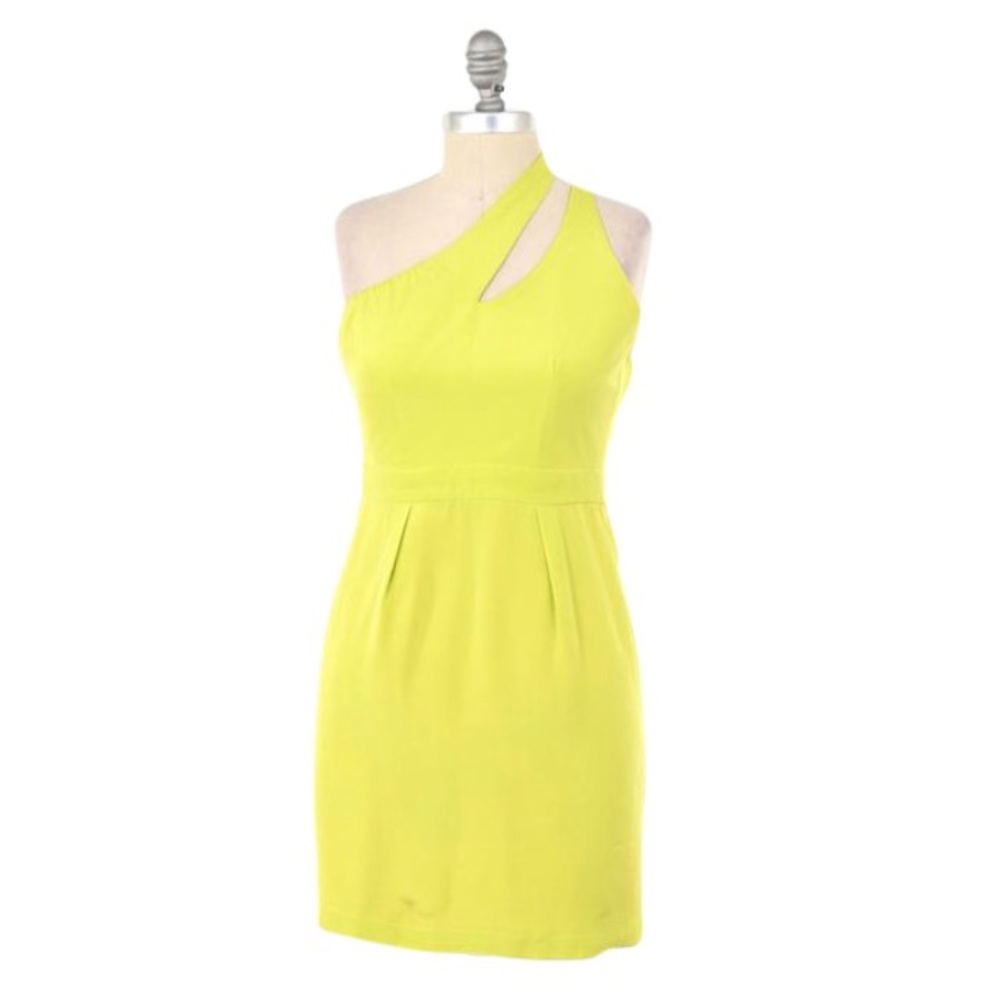 Naven Yellow One-shoulder Dress
